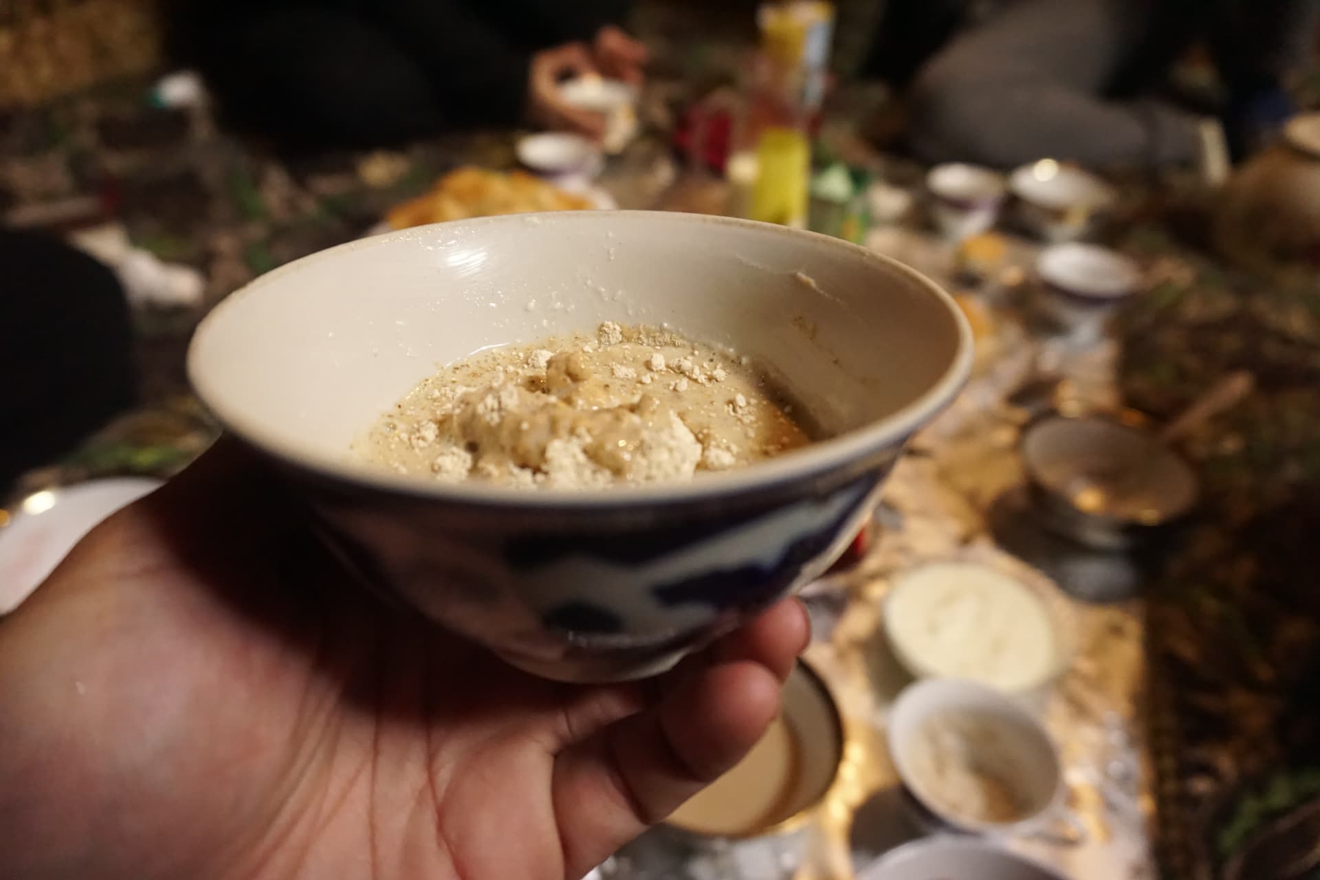 A shared meal during fieldwork in Badakhshan.